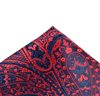 Mouchoir de Poche Paisley Rouge et Bleu