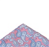 Mouchoir de Poche Rose avec Motif Cachemire