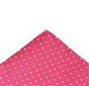 Mouchoir de Poche Rose à Pois Blancs