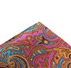 Mouchoir de Poche Rose Paisley Ocre