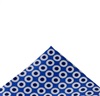Mouchoir de Poche en Soie Bleu Ciel à Pois Bleus