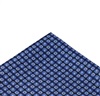 Mouchoir de Poche en Soie Motif Bleu