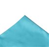Mouchoir de Poche en Soie Jacquard Turquoise