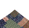 Mouchoir de Poche en Soie Paisley Vert