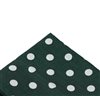 Mouchoir de Poche Vert Foncé à Pois