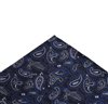 Mouchoir de Poche Bleu Marine Paisley Bleu Canard