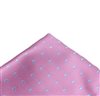 Mouchoir de Poche en Soie Lilas à Pois