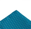 Mouchoir Turquoise à Pois Blancs