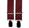 Bretelle Élastique Bordeaux Motif