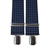Bretelle Élastique 'Pied-de-Poule' Bleu Marine et Bleu
