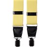 Bretelle Élastique Cuir Jaune Clair