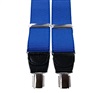 Bretelle Élastique en Cuir Bleu Marine avec Taches Blanches