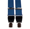 Bretelle Élastique en Cuir Bleu avec Taches Vertes