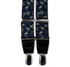 Bretelle Élastique en Cachemire Bleu Marine