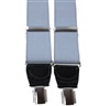 Bretelle Élastique en Cuir Gris