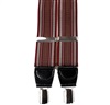 Bretelle Élastique en Jacquard Cuir Bordeaux