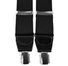 Bretelle Élastique Cuir Noir