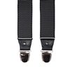 Bretelle Élastique Cuir Noir Taches Blanches