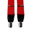 Bretelle Élastique Cuir Rouge