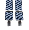 BRETELLE ÉLASTIQUE RAYURES BLEU MARINE ET CIEL