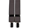 Bretelle Élastique Rayures Noires et Vison
