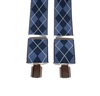 Bretelle Élastique Losanges Bleu Marine
