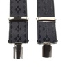 Bretelle Élastique Losanges Gris Anthracite