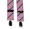Bretelle Élastique Rose Rayures Bleues