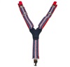 Bretelle Enfant Bleu Jean à Rayure Rouge