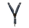 Bretelle Enfant Rayures Bleu Marine, Gris et Marron