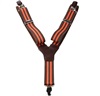 Bretelle Enfant Rayures Marron et Orange