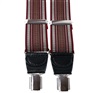 BRETELLE XXL EN JACQUARD DE CUIR BORDEAUX