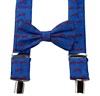 BRETELLE ET NOEUD PAPILLON BLEU CIEL AVEC VESPA